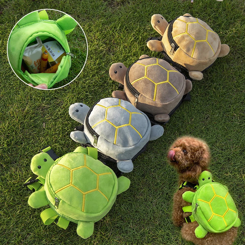 Turtle Shape Pet Backpack