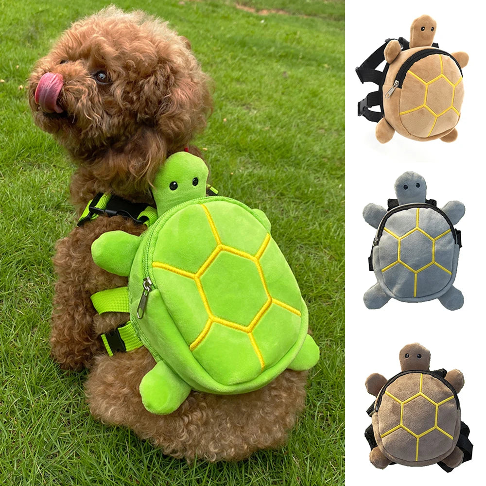 Turtle Shape Pet Backpack